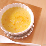 かぼちゃ入りミルクがゆ 中期前半 離乳食(アイキャッチ)