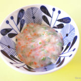 インゲンと白身魚のミルク煮 中期前半 離乳食(アイキャッチ)