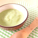 ブロッコリーとさつまいもの豆乳スープ 離乳食 初期