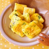 豆乳と小松菜のフレンチトースト 離乳食 後期 鉄分 アイキャッチ