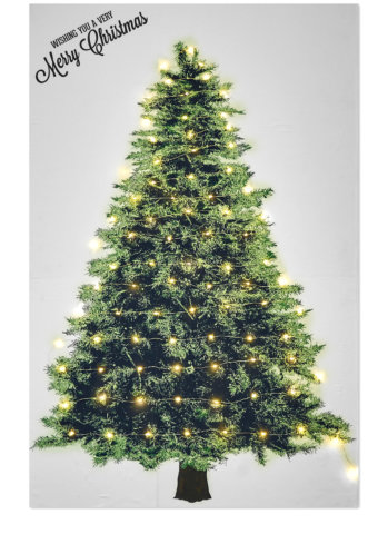 要出典 クリスマスステッカー クリスマスツリー タペストリー