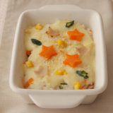 幼児食 書籍転載 型抜き野菜の豆乳ドリア