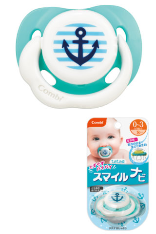 要出典 新生児 おしゃぶり コンビ テテオ おしゃぶり スマイルナビ キャップ付