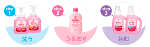 アラウ.ベビー 3step