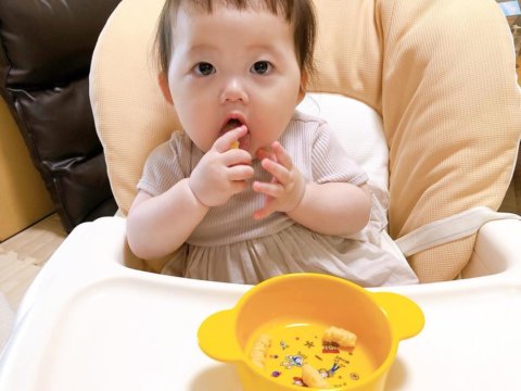 baby体験 8m_rinyusyoku t__baby__wさん
