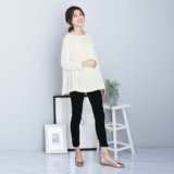 要出典 妊婦健診 服 チョコア マタニティ AラインロンT