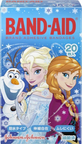 要出典 絆創膏 ジョンソン・エンド・ジョンソン バンドエイド キャラクター アナと雪の女王