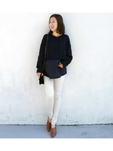 要出典 妊娠中期 ミルクティー マタニティ スーパーストレッチ スキニーパンツ