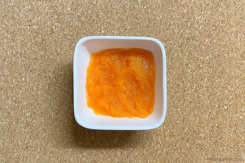 アイラップ 離乳食 初期 すりつぶしにんじん