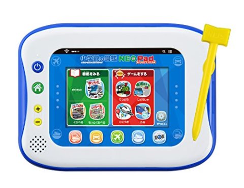 要出典 子供用タブレット タカラトミー 小学館の図鑑 NEO Pad 〜乗りもの+くらべる編〜