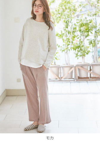 要出典 妊婦健診 服 エンジェリーベ リラックス マタニティパンツ