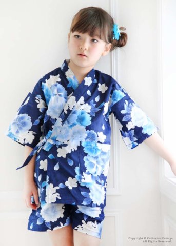 要出典 甚平 女の子 キャサリンコテージ コットン100%甚平セット