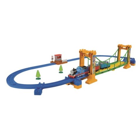 要出典 電車 おもちゃ タカラトミー プラレール きかんしゃトーマス ぐらぐらつり橋セット