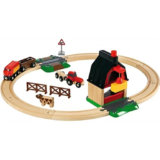 要出典 電車のおもちゃ ブリオ ファームレールセット