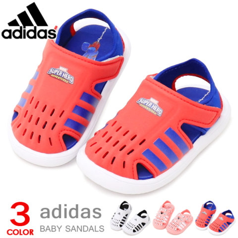 要出典 ベビー サンダル アディダス ベビーサンダル MARVEL Disny SWIMWATER SANDAL I