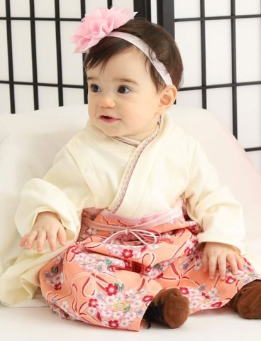 要出典 お食い初め スウィートマミー 袴 ロンパース 女の子