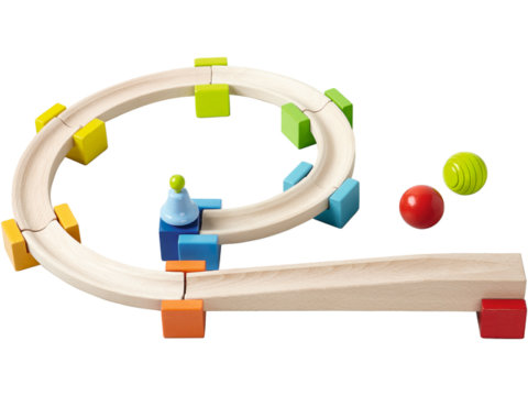 要出典 1歳 おもちゃ ハバ(HABA) 大きな玉のクーゲルバーン 基本セット 小