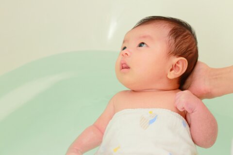 赤ちゃん 風呂 乳児