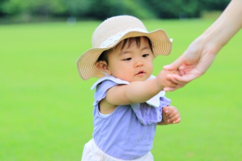 夏 赤ちゃん 汗