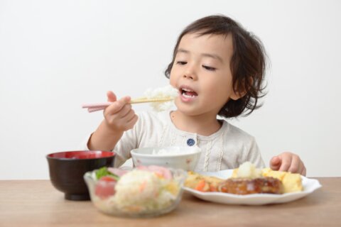 小学生 箸 持つ 子供